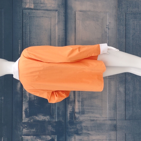 J. Mc Laughlin Ladies (2) Tone Trim, SuperFine 100's 2 ply Cotton Luxury Blouse/ - Picture 6 of 17